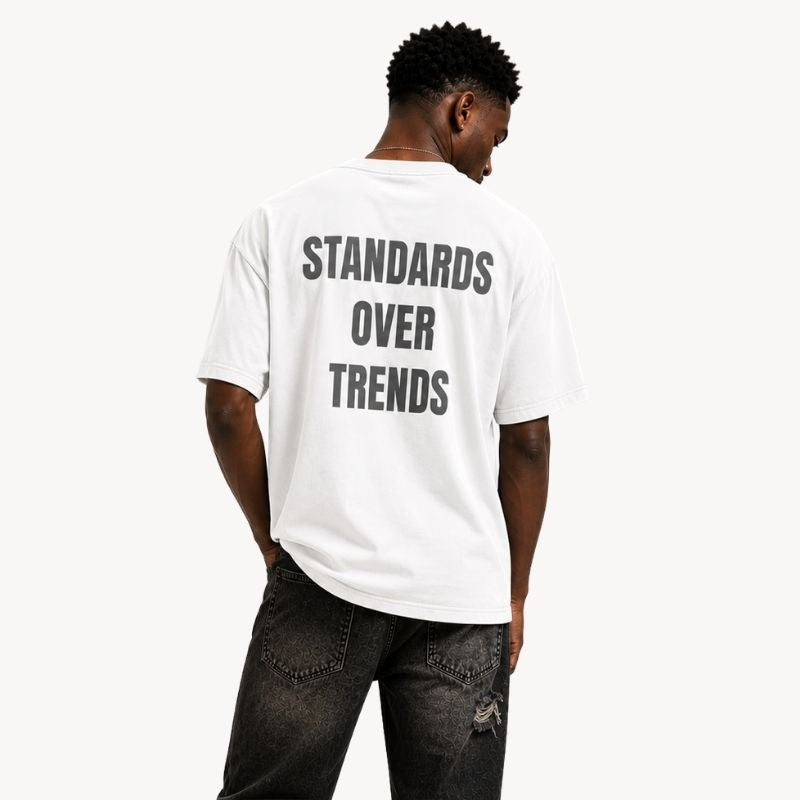 HD22 STANDARDS OVER TRENDS BACK SIDE - T-Shirt